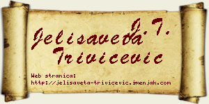 Jelisaveta Trivičević vizit kartica